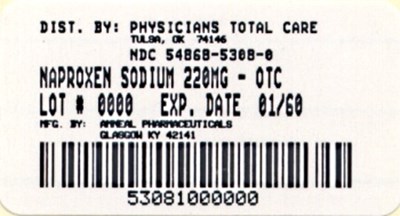 Image Of 220 mg Package Label (220mg Package Label)